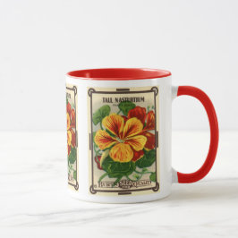 Kunst van vintage zaadpakketlabels, Oost-Indische Mok