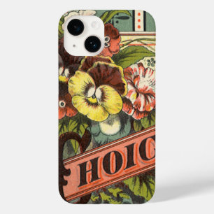 Kunst van vintage zaadpakketlabels, Vick's Choice Case-Mate iPhone Case