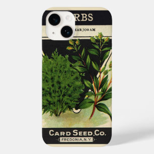 Kunst van vintage zaadpakketlabels Zoete marjolein Case-Mate iPhone 14 Hoesje