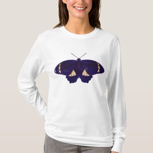 Kunst van vlinders uit het verleden t-shirt (Voorkant)