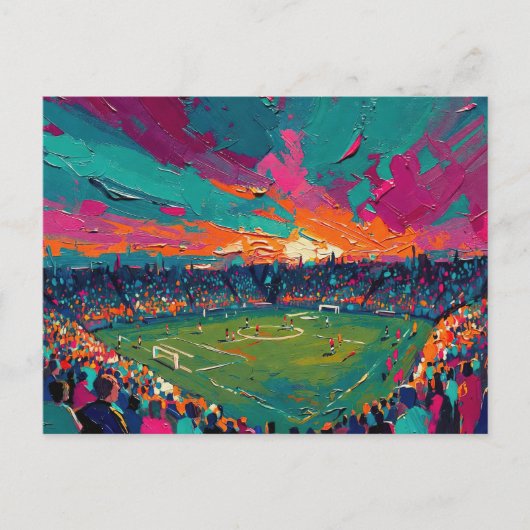 Kunst van voetbal (#1) briefkaart (Voorkant)