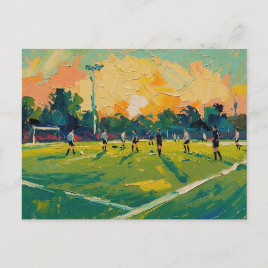 Kunst van voetbal (#2) briefkaart (Voorkant)