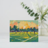 Kunst van voetbal (#2) briefkaart (Staand voorkant)