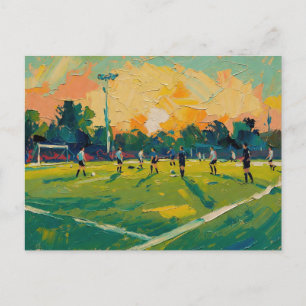 Kunst van voetbal (#2) feestdagenkaart