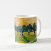 Kunst van voetbal (#2) koffiemok (Voorkant rechts)