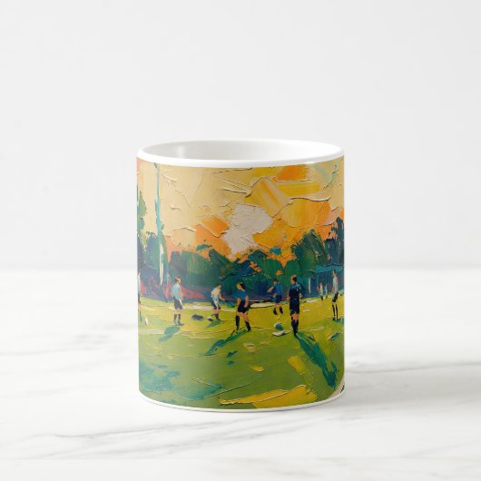 Kunst van voetbal (#2) koffiemok (Center)