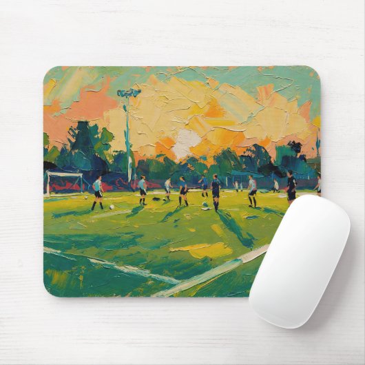 Kunst van voetbal (#2) muismat (Met muis)
