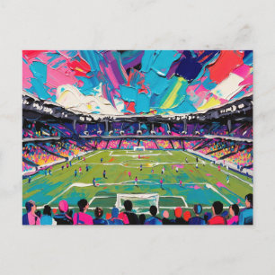 Kunst van voetbal (#3) briefkaart