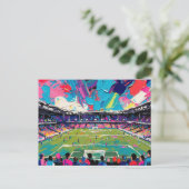 Kunst van voetbal (#3) briefkaart (Staand voorkant)