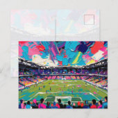 Kunst van voetbal (#3) briefkaart (Voorkant / Achterkant)
