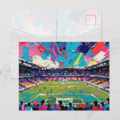 Kunst van voetbal (#3) feestdagenkaart (Voorkant / Achterkant)