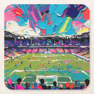 Kunst van voetbal (#3) kartonnen onderzetters