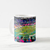 Kunst van voetbal (#3) koffiemok (Voorkant links)