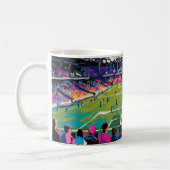 Kunst van voetbal (#3) koffiemok (Links)