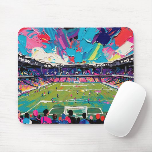 Kunst van voetbal (#3) muismat (Met muis)