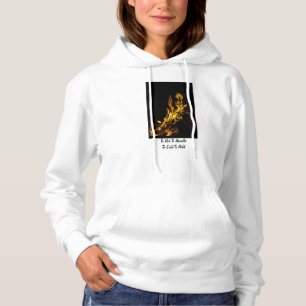 Kunst van vuur aan hitte om lijm te behandelen hoodie