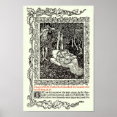  Kunst van Walter Crane voor Kelmscott Press Poster (Voorkant)