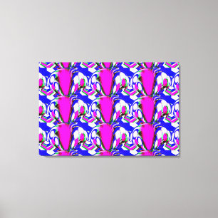 Kunst van werelden binnen werelden canvas afdruk