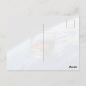 Kunst van Whiskey: In de ruimte (schilderij nr. 2) Briefkaart (Achterkant)
