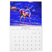 Kunst van Wilde Herten Fotografische Kunst Kalende Kalender (Jan 2027)