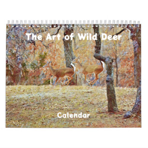 Kunst van Wilde Herten Fotografische Kunst Kalende Kalender