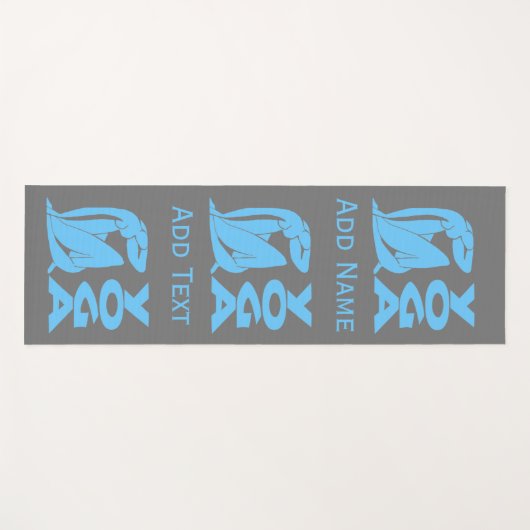 Kunst van Yoga Peronalized Yoga Mat (Voorkant (horizontaal))