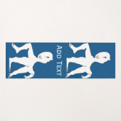 Kunst van Yoga Peronalized Yoga Mat (Voorkant (horizontaal))