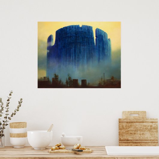 Kunst van Zdzislaw Beksinski Poster (Keuken)