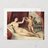  kunst - Venus & Cupid - Reni Briefkaart (Voorkant / Achterkant)