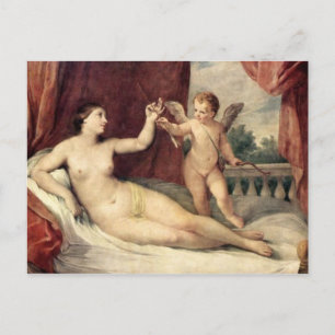 kunst - Venus & Cupid - Reni Briefkaart