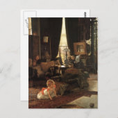 Kunst verbergen en zoeken briefkaart (Voorkant / Achterkant)