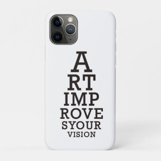 Kunst verbetert je zicht oogkaart Case-Mate iPhone case