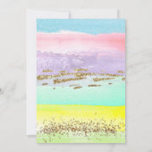 Kunst Verjaardag Party Uitnodiging Schilderpartij  (Achterkant)