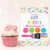 Kunst Verjaardag Zet de Kunst in Feest Kaart