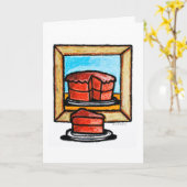 Kunst verjaardagskaart van Denis Gaston Art Kaart (Gele Bloem)