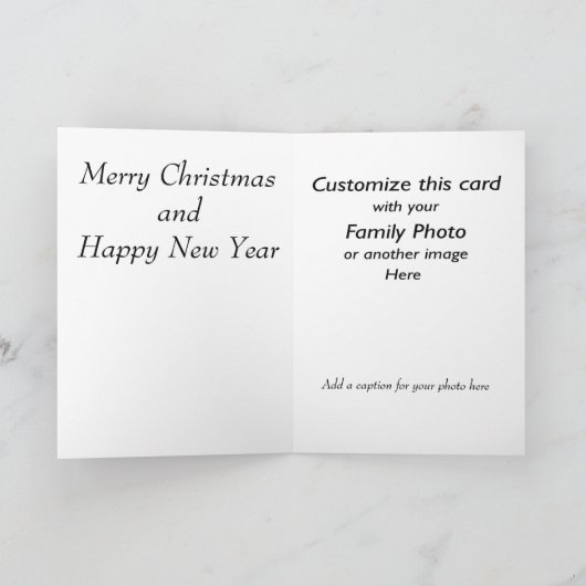  Kunst Victoriaans Kerstman Kaart (Binnen)