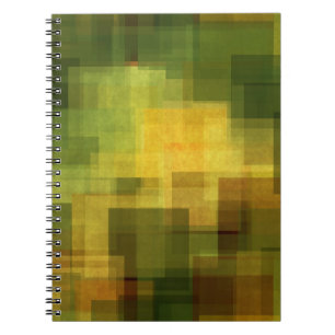 kunst vintage kleurrijk abstract geometrisch 2 notitieboek