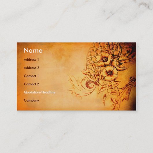  kunst visitekaartje (Voorkant)