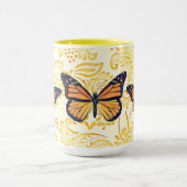 Kunst Vlinder Mok Cup (Midden)