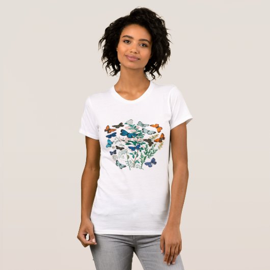 kunst vlindermot t-shirt (Voorkant volledig)