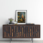 kunst Vogel in een boom Poster