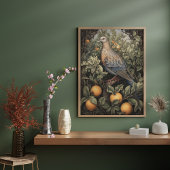  kunst Vogel in een boom Poster