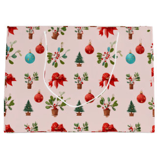 Kunst vol kerstsfeer groot cadeauzakje
