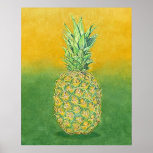 Kunst voor ananas poster (Voorkant)