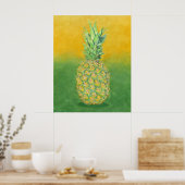 Kunst voor ananas poster (Keuken)