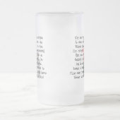 Kunst voor apothekers Geschikt voor Snoep Hart Rx' Matglas Bierpul (Center)