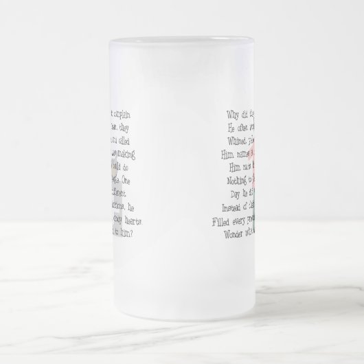 Kunst voor apothekers Geschikt voor Snoep Hart Rx' Matglas Bierpul (Center)