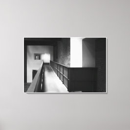 Kunst voor architectonische fugue canvas afdruk