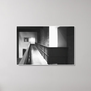 Kunst voor architectonische fugue canvas afdruk