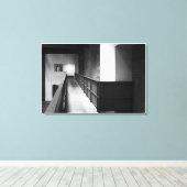 Kunst voor architectonische fugue canvas afdruk (Insitu (Houten vloer))